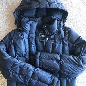 Women’s North Face Metropolis Navy Parka Size S
